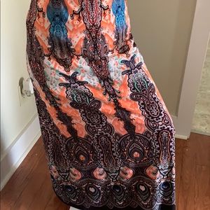 Multiple color maxi skirt